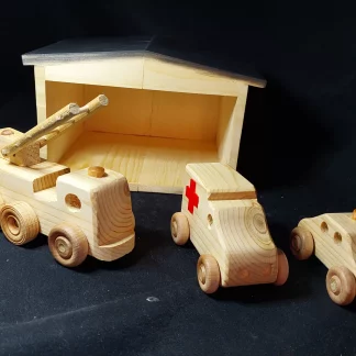 First Response Set - Fire Engine, Ambulance, Police car