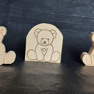 Bear Sitting with Heart